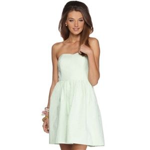 Lilly Pulitzer Green Seersucker Richelle Dress